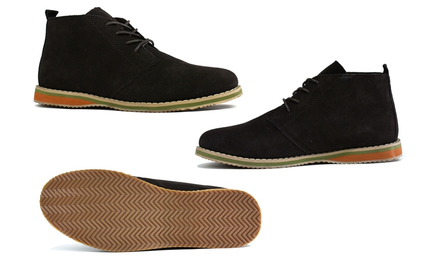 Image 19: Men's Suede Desert Boots