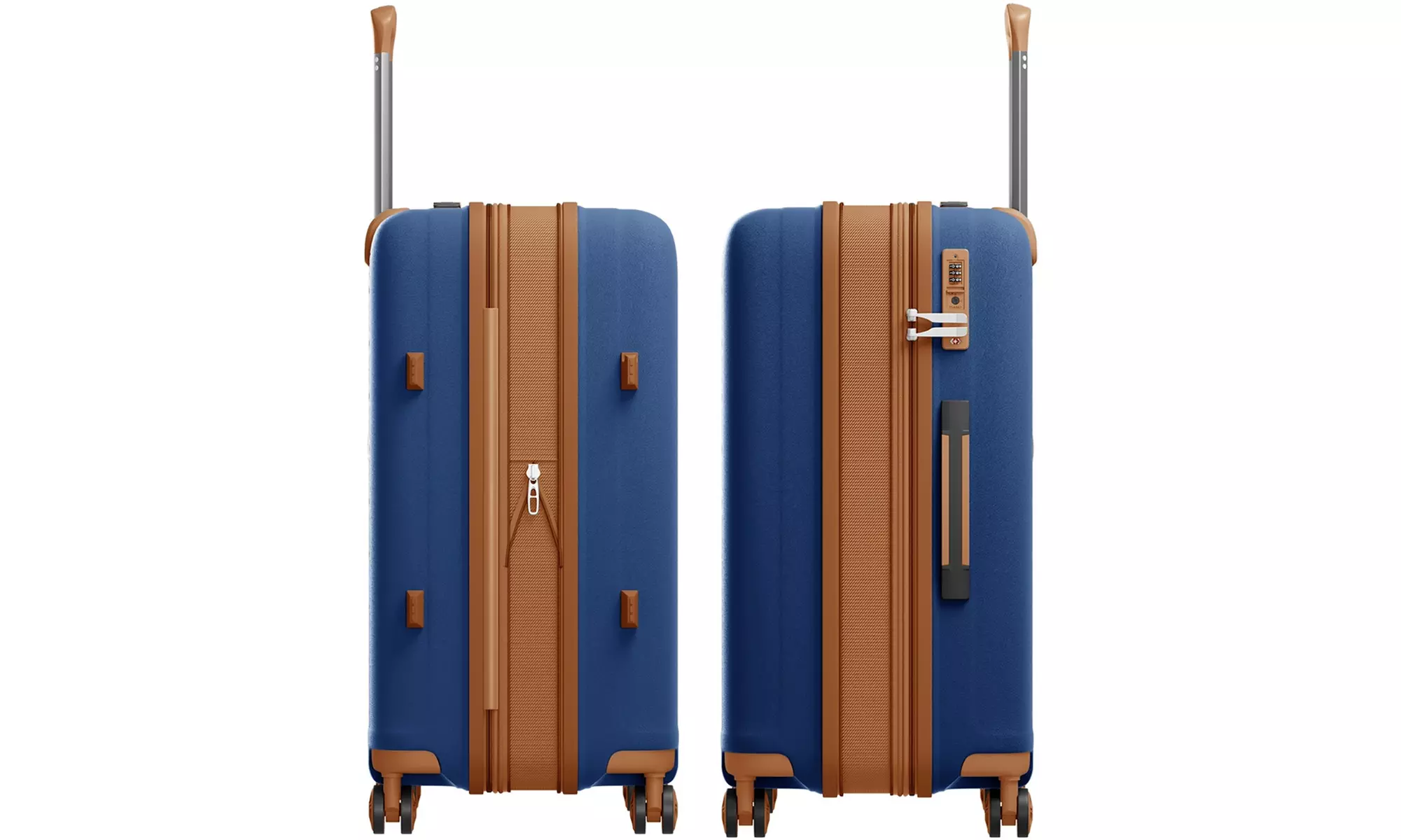 1 / 3x KONO Hartschalen-Reisekoffer mit TSA-Schloss