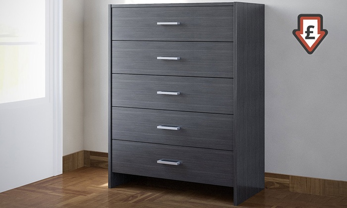Stratford Oak Chest Of Drawers Groupon Goods