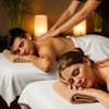 Image 1: 60- or 90-Min Couples Massage with Hot Towels + Foot Detox