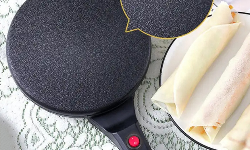 Image 2: Crêpière plongeante électrique antiadhésive 800 W