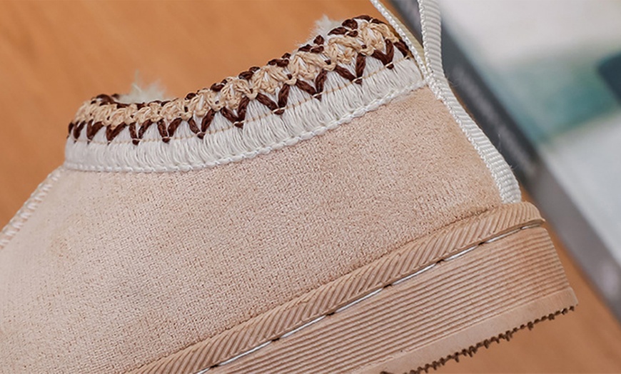 Image 8: Kid's Warm Fleece Lined Platform Boots