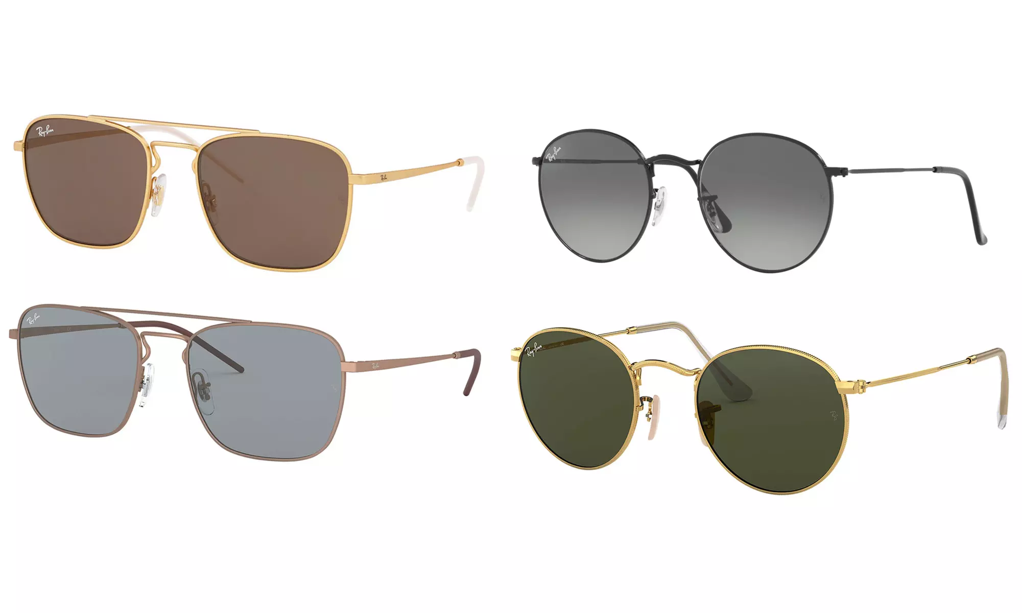 Ray-Ban Metal Frames Sunglasses for Men and Women - Primary Image