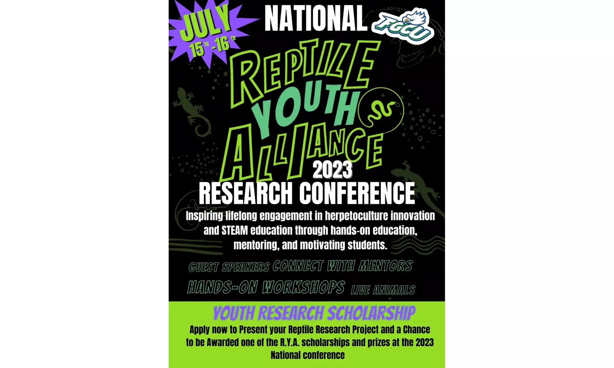 Admission for One, Two or Four Reptile Youth Alliance Conference to Safari Savvy Reptiles (Up to 75% Off) - Primary Image