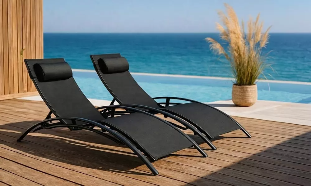 1 ou 2 transats "Vergara" de Kocoon avec pieds en acier