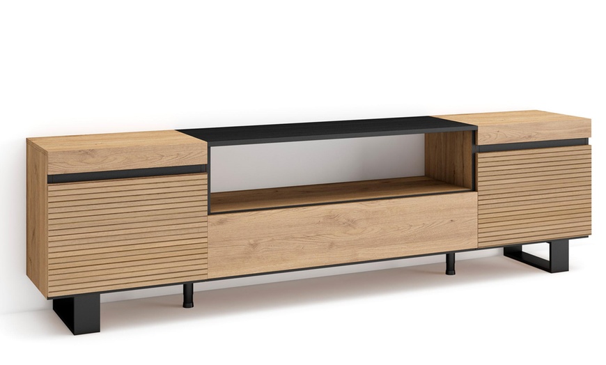 Image 18: Meuble TV avec ou sans cheminée électrique LED