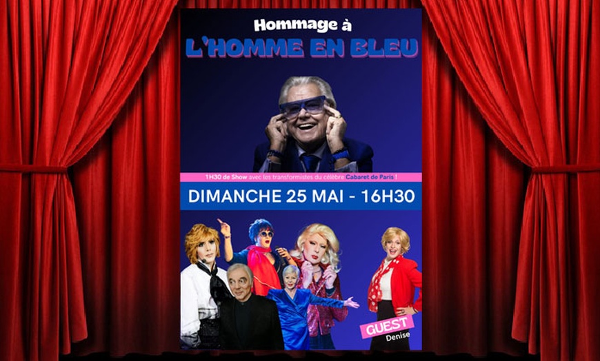 Image 1: "Hommage à l'Homme en Bleu" du Kabaret Champagne Music Hall