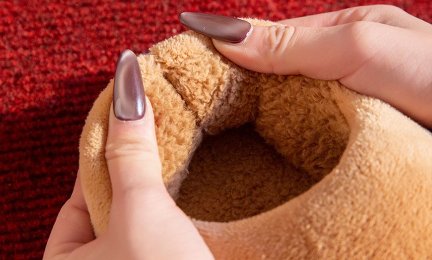 Image 25: Cosy Unisex Home Slippers with Non-Slip EVA Sole