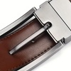Image 2: Reversible Leather Belt for Men