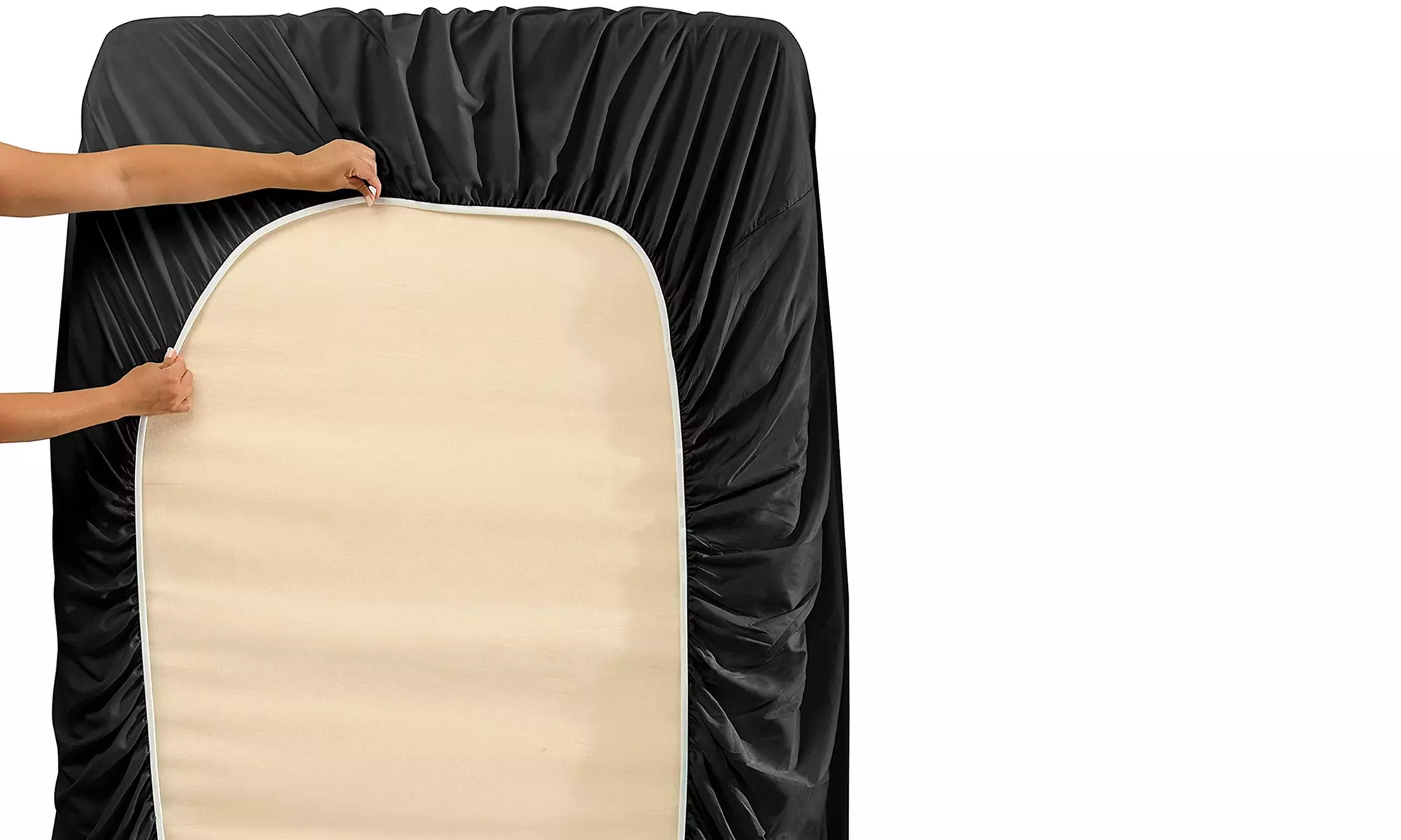Hearth & Harbor Extra Deep Pocket Sheet Set - Microfiber Bed Sheets - 24" Depth