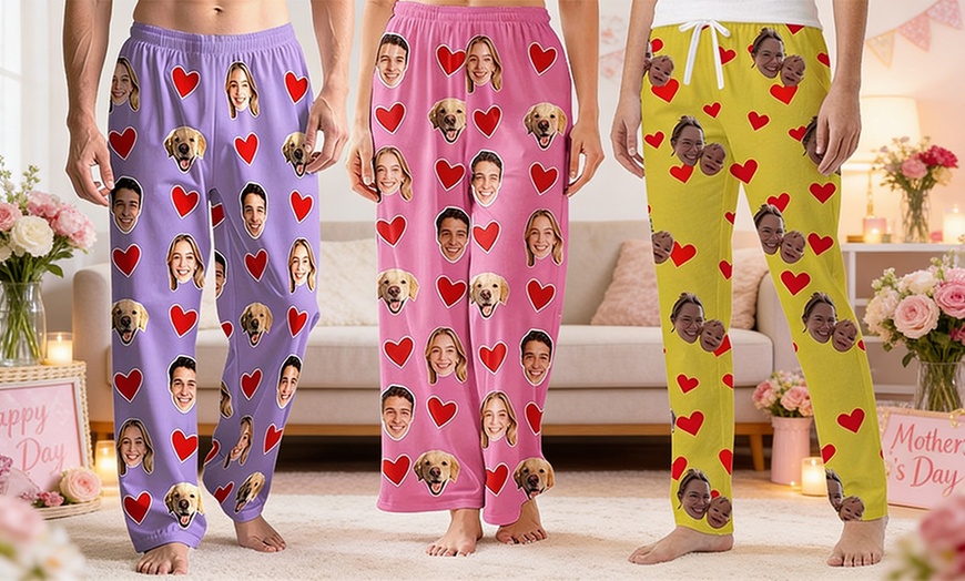 Image 8: Custom Photo Pajama Set from Justyling — Full or Half Set