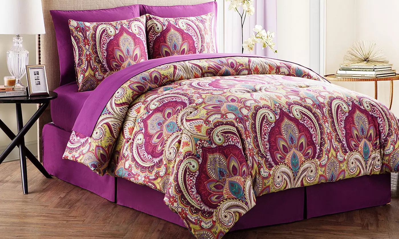 Temporary Price Cut: Alexa Printed Comforter Set including Sheets (6- or 8-Piece)  - Primary Image