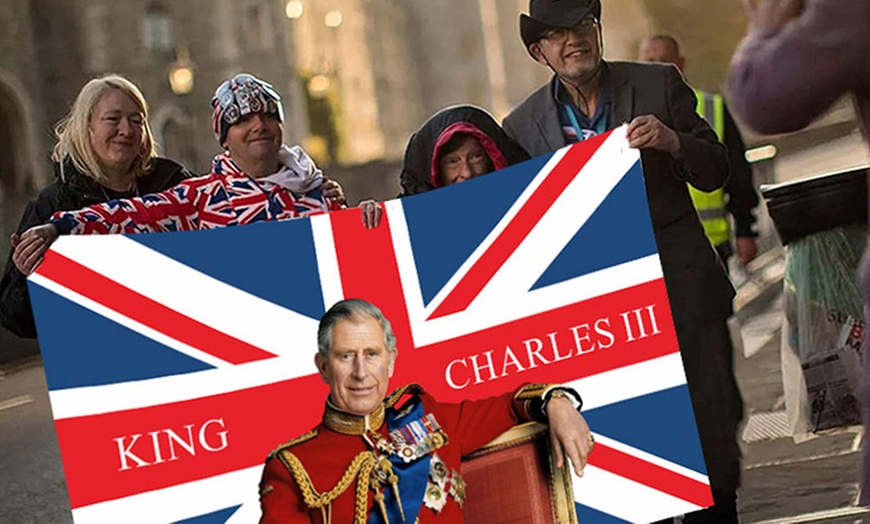 Image 9: King Charles III Succession Flag