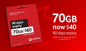 Vodafone $60 Prepaid Starter Pack