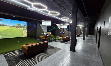Early Bird: One Hour of Virtual Golf for Up to 6 People - Tues-Thurs 10am to 3pm - The Sandtrap Golf Bays