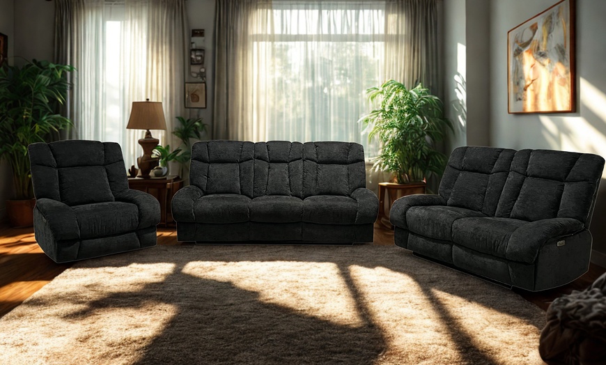 Image 5: DS Living Torino Electric Recliner Sofa Range
