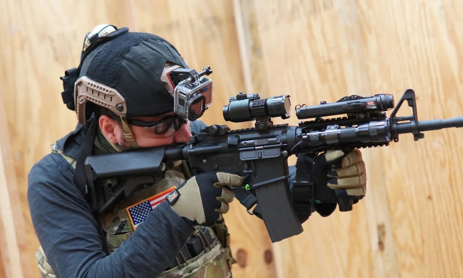 Four-Hour Airsoft Package for Up to Four with Gun Rental and Mask 