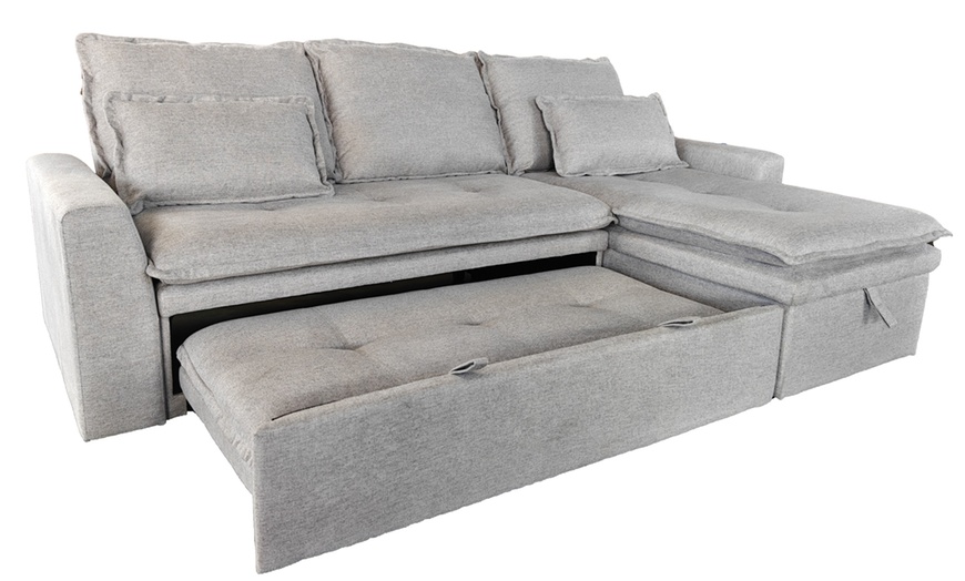 Image 13: Lucca 3 Seater Storage Sofa