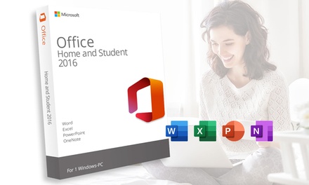 1 Windows-PC-Lizenz für Microsoft Office Home and Student 2016 (Vollversion) - e-courses4you