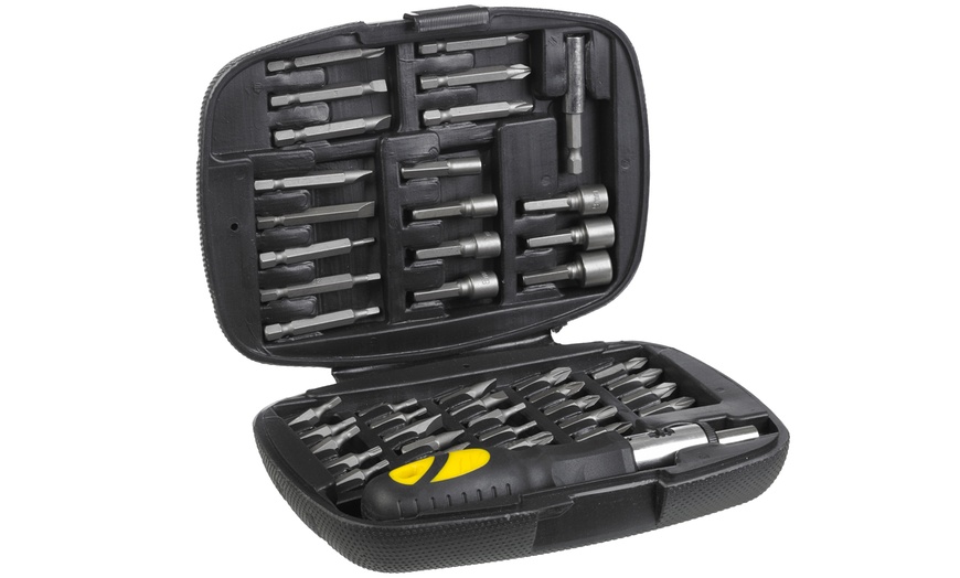 Image 2: Kinzo 45-PC Ratchet Screwdriver