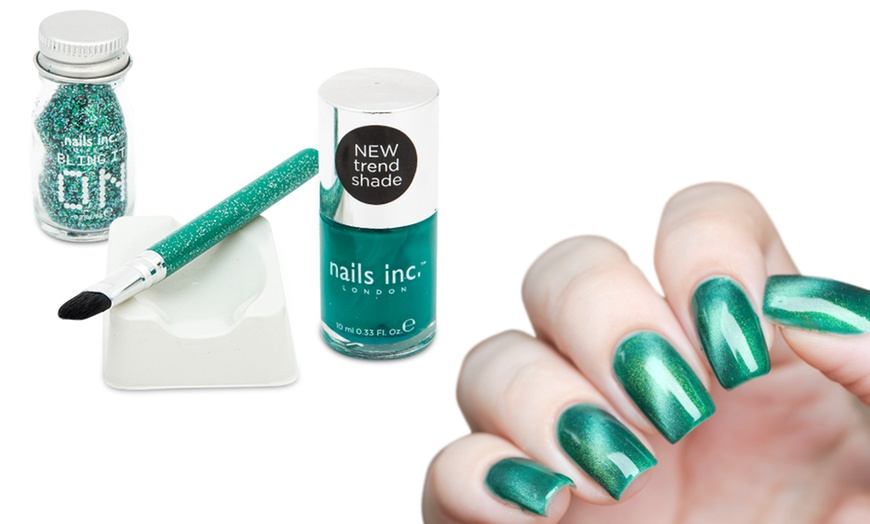 Image 2: Nails Inc Bling It On Emerald Kit