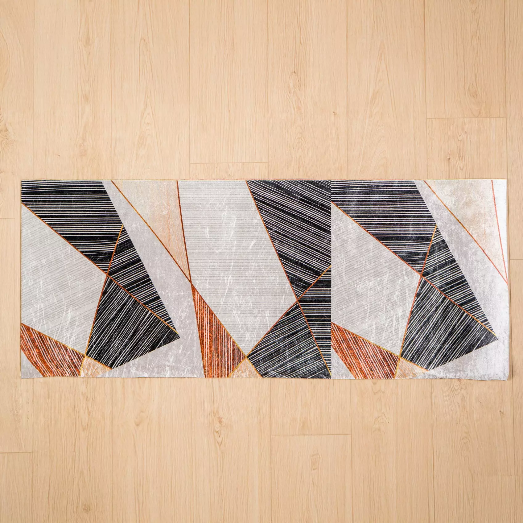 Alfombra larga con tacto de terciopelo