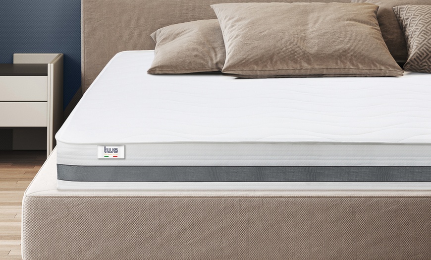 Image 3: The White Stone 20 cm traagschuimmatras