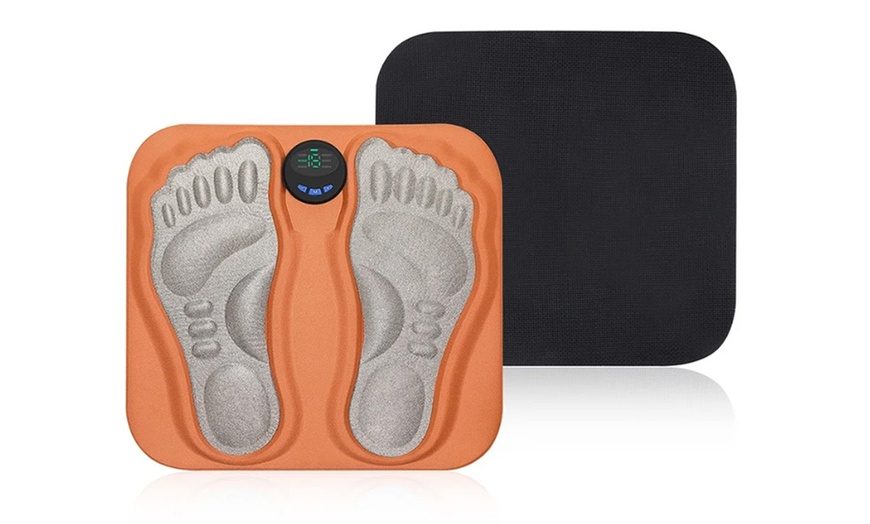 Image 7: Electronic Foot Massager Mat, 3D Comfort Design with LCD Screen