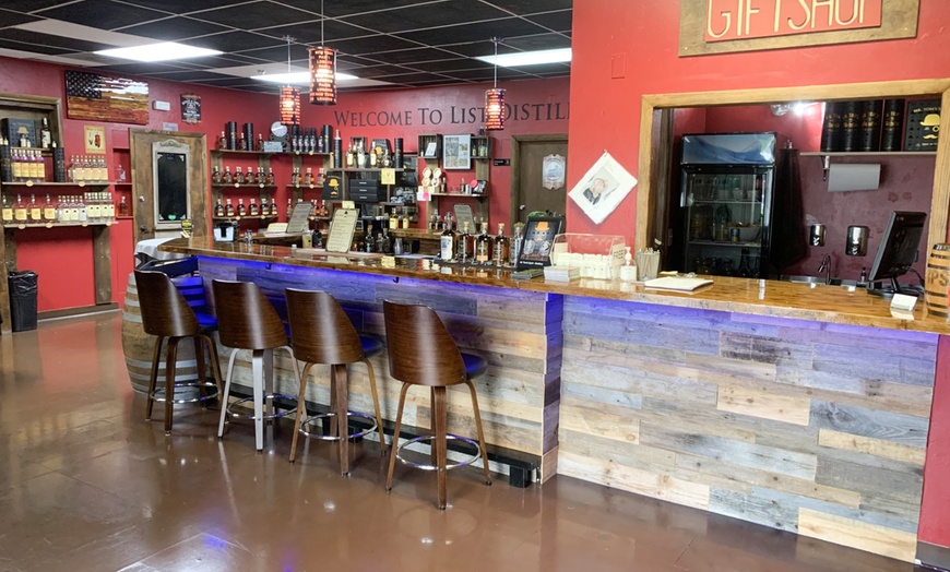 Image 1: Distillery Tour with tastings for 2 Flight of 6 Tastings per Person