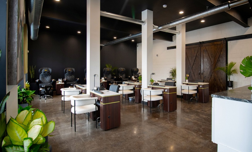 Image 3: Gel Manicure with Optional Signature or Signature Spa Gel Pedi 