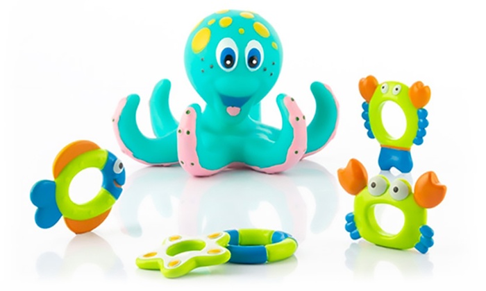 floating octopus bath toy