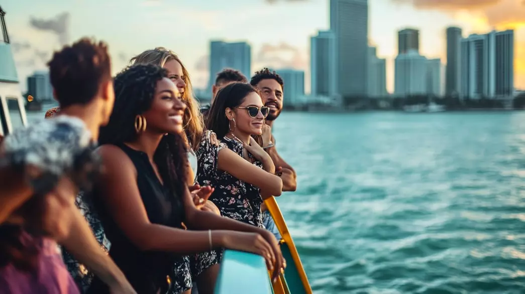 Miami Sip & Sea Cocktail Cruise with Sunset Views 