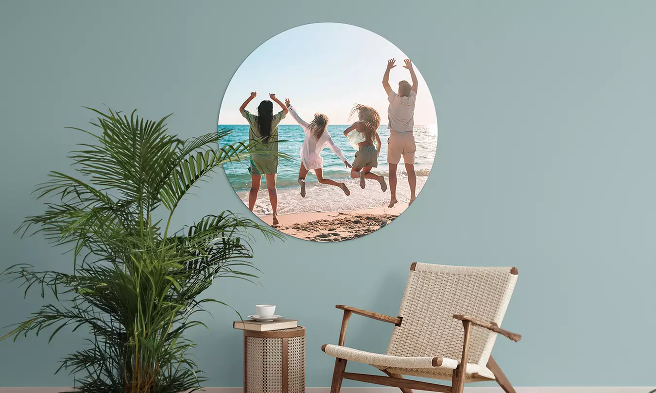 Cadre cercle personnalisé avec Hello Deco