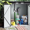 Image 11: Galvanized Steel Outdoor Storage Shed
