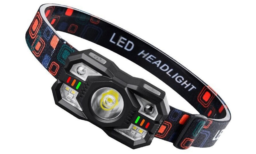 Image 5: LED Motion Sensor Head Torch