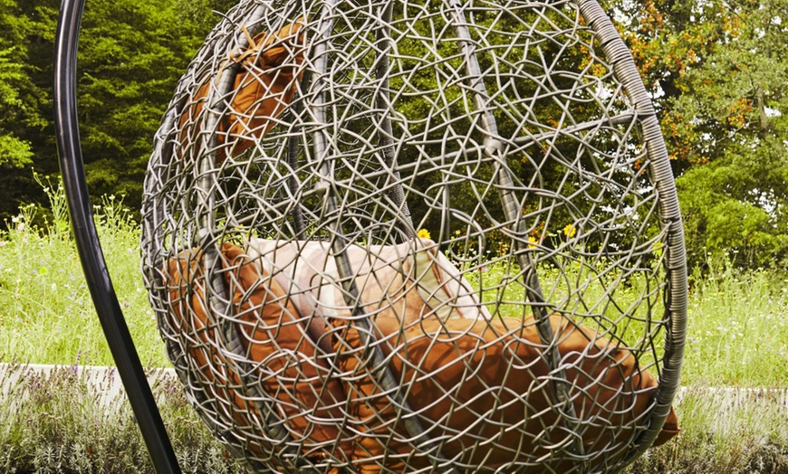 Image 4: Home Deluxe Polyrattan-Hängesessel CIELO