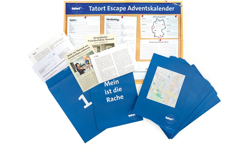 Image 3: Tatort Escape- oder CheXperiment Adventskalender inkl. Versand