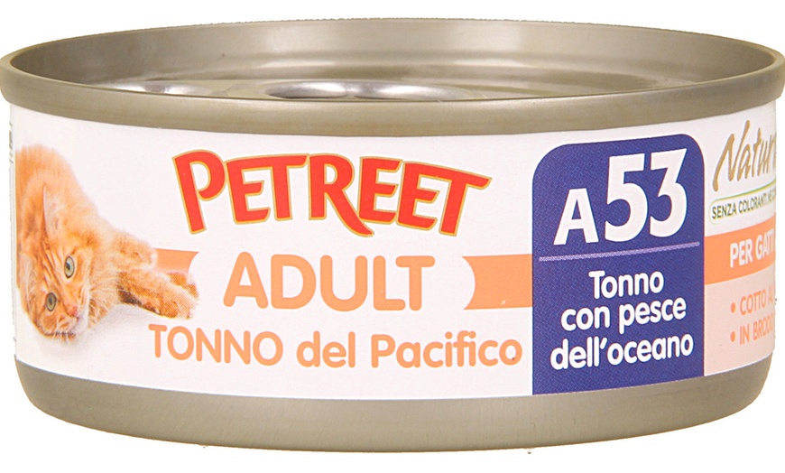 Image 23: Box Petreet per gatti con 60 scatolette da gusti misti