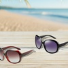 Image 1: Oversized Women's Polarized Sunglasses Fashion Sunglasses UV400