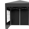 Image 9: Outsunny Pop-Up Gazebo 2m x 2m with Side Panels in Blue, Black, Green