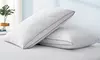 Peace Nest Two-Pack Diamond Quilted Goose Down Feather Pillows