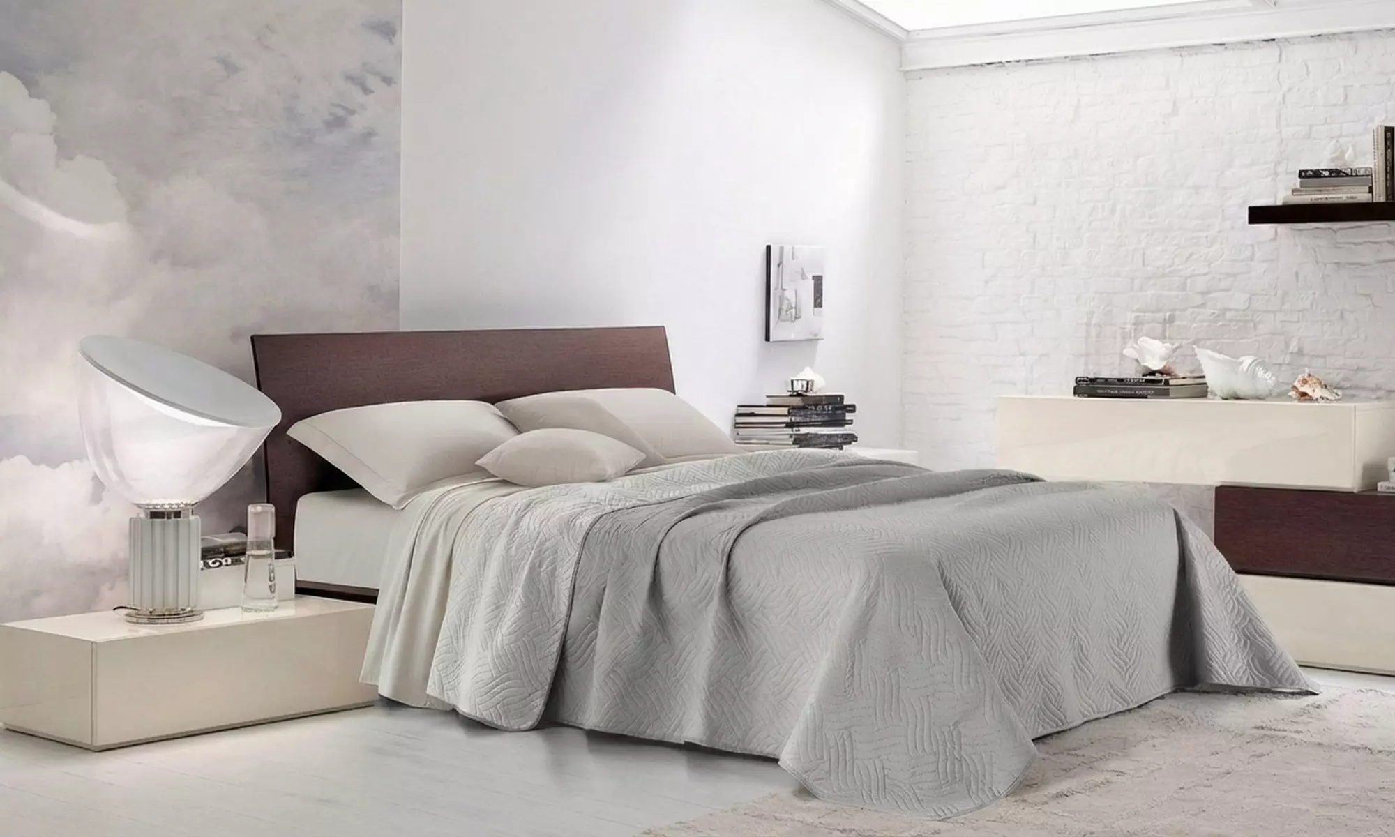 Gesteppte Überwurfdecke wendbar