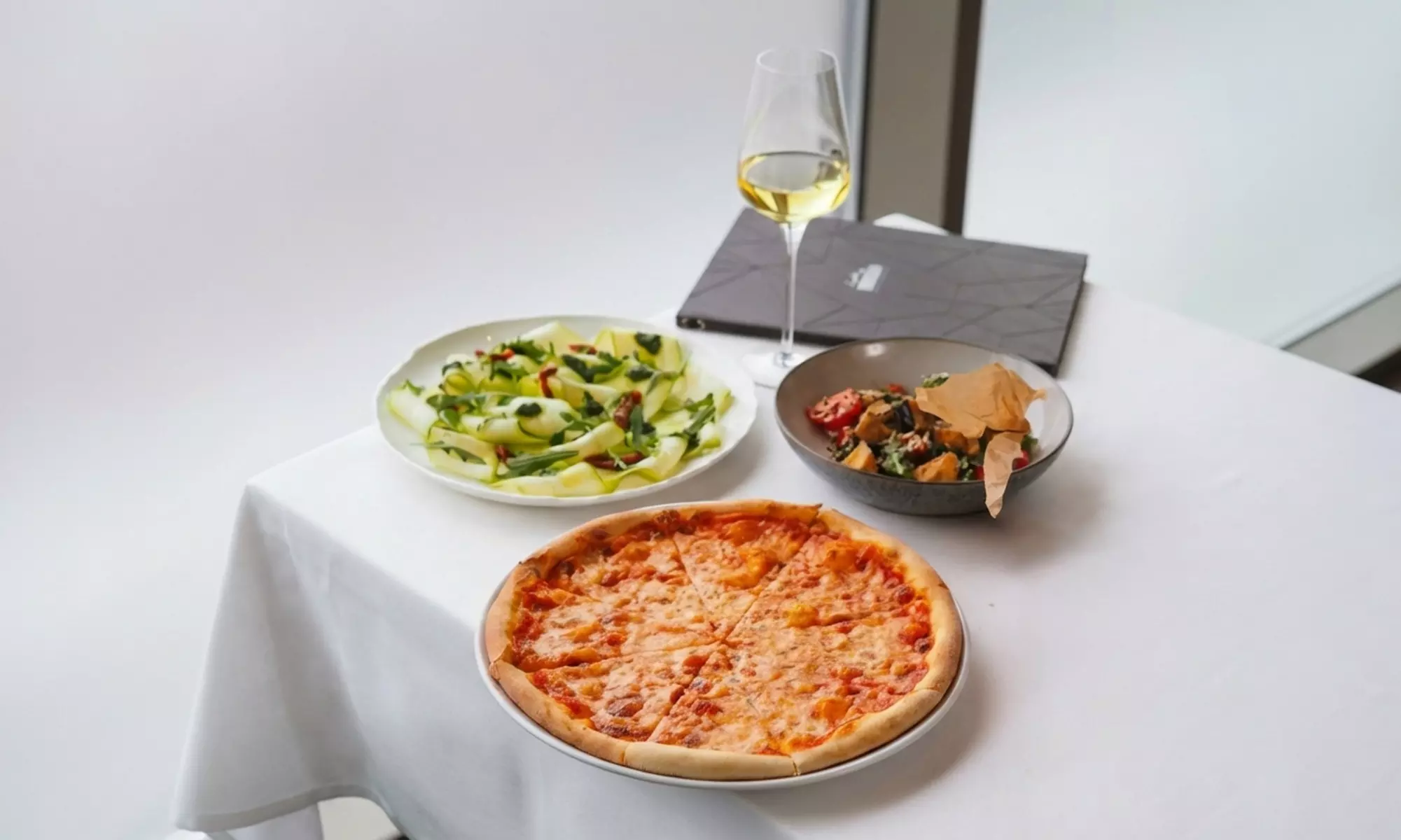 Three Course Italian Meal for Two or Four with Wine