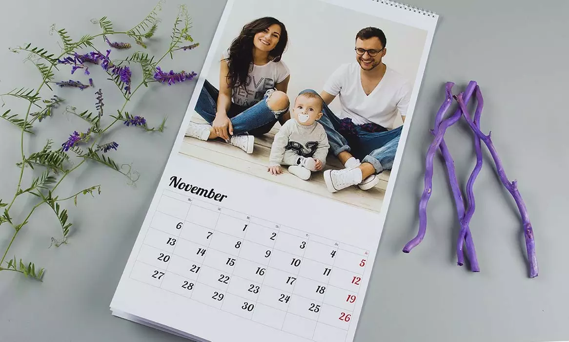 Personalisierter Foto-Wandkalender XL oder A3