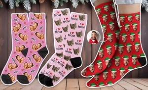 Custom Photo Socks from Justyling — Perfect Gift (Up to 83% Off) Custom Photo Socks from Justyling — Perfect Gift (Up to 83% Off)