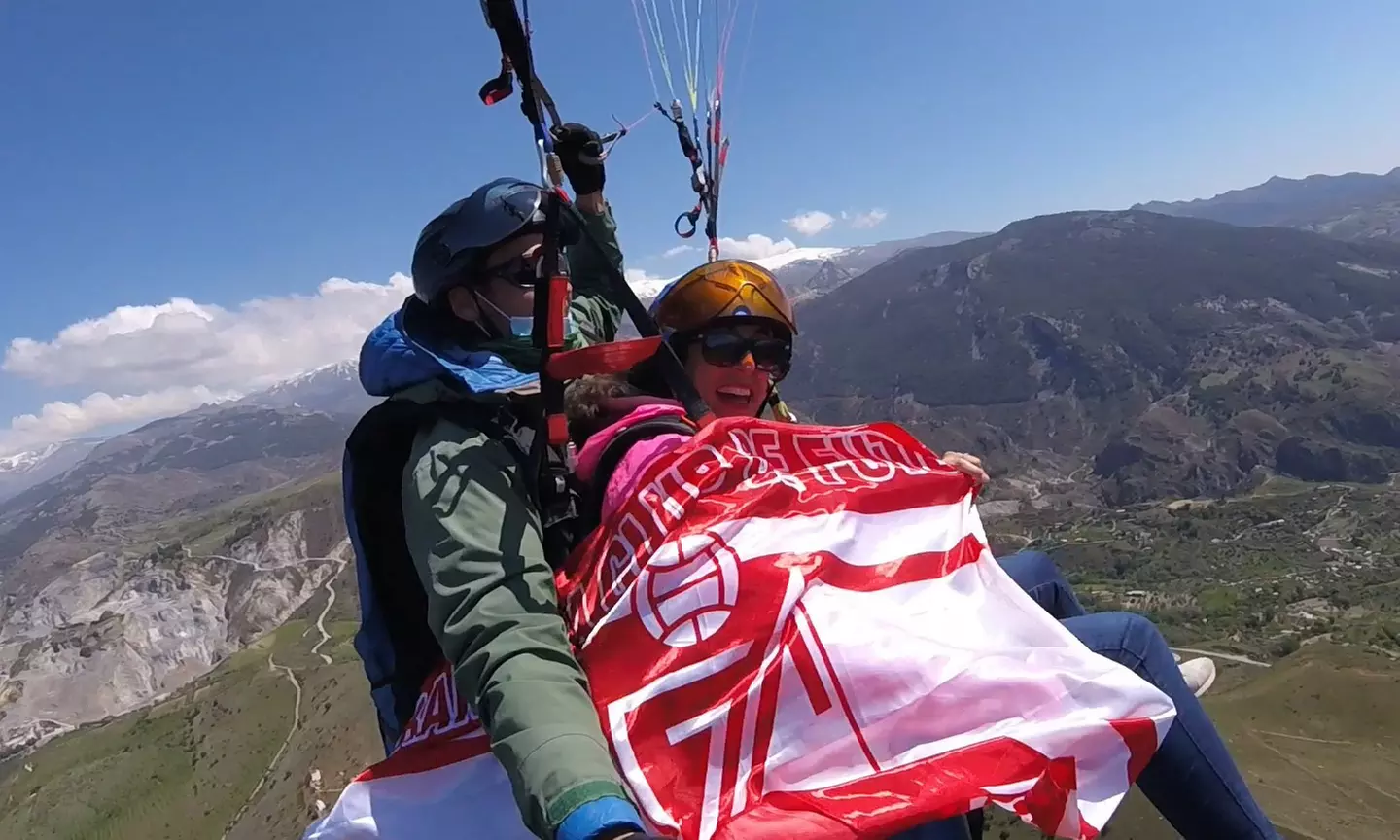 Vuelo en parapente en Sierra Nevada