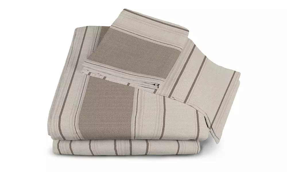 Completo lenzuola in flanella stampata