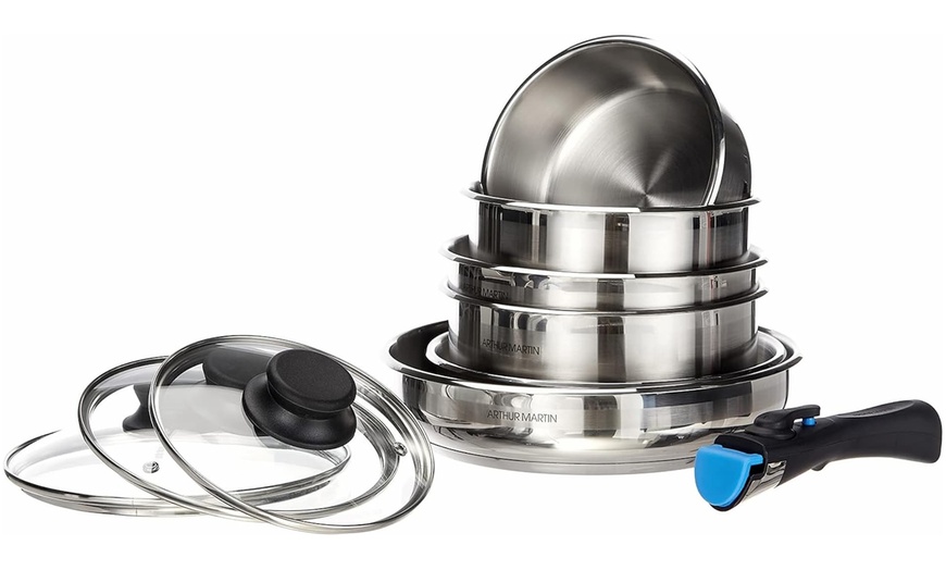 Image 3: Lot de casseroles ou batterie de cuisine Arthur Martin