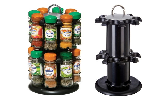 schwartz revolving spice rack