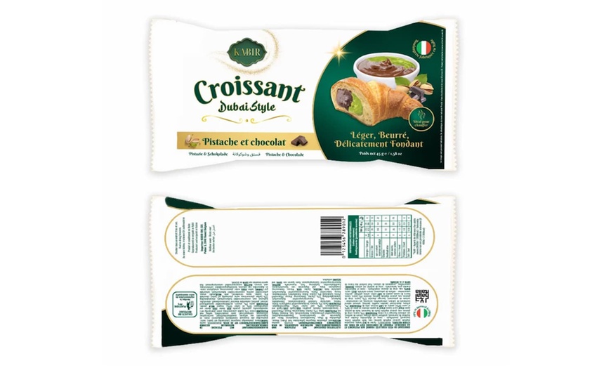 Image 7: Paquete de 5 croissants estilo Dubai con sabor a elegir de Kabir-BNL